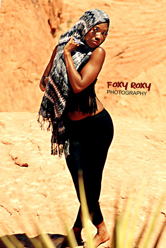 Female model photo shoot of Foxy Roxy Photography