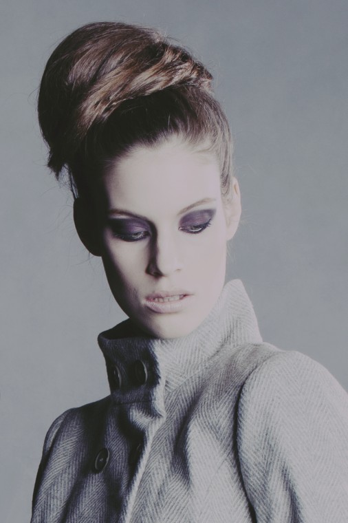 Female model photo shoot of Vanessa Barney Makeup, hair styled by Vanessa Barney