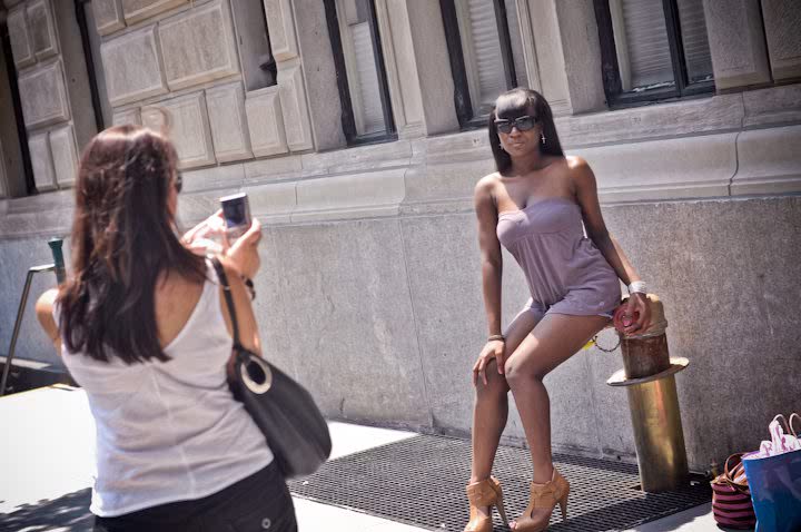 Female model photo shoot of TishaeLauren in 72nd St, NY