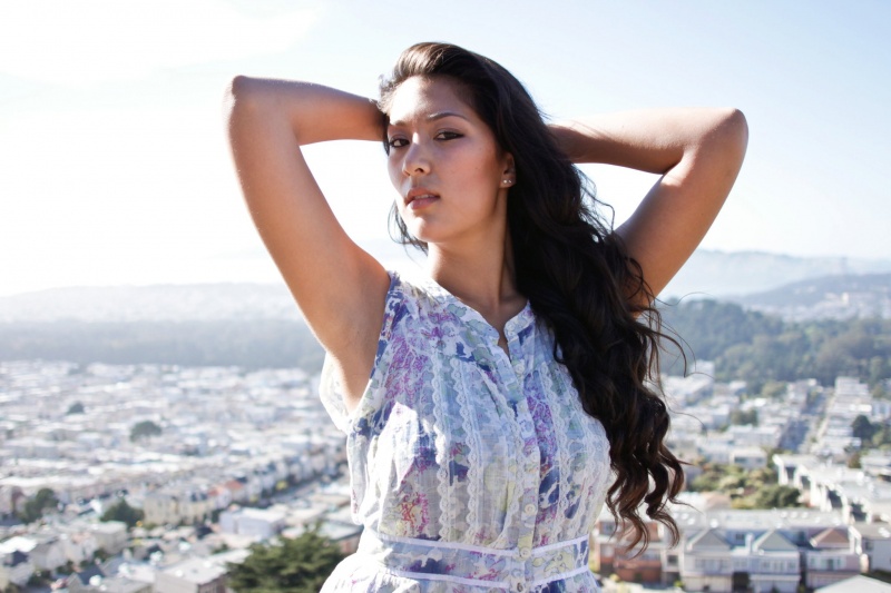 Female model photo shoot of Lauren Quirarte in Turtle Hill, San Francisco CA