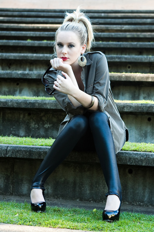 Female model photo shoot of Tanya Shepherd in Roma Street Gardens, makeup by Kathryn Rose MUA