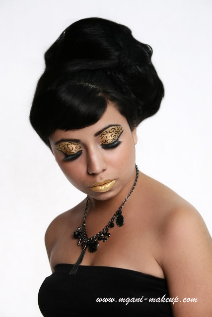 Female model photo shoot of Mgani Makeup