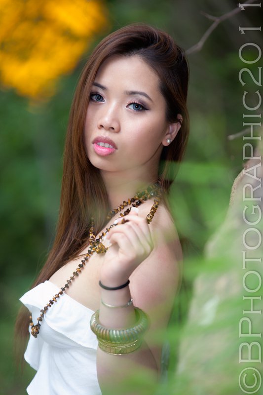 Female model photo shoot of Jennie Nguyen by BPhotographic in gunpowder park...