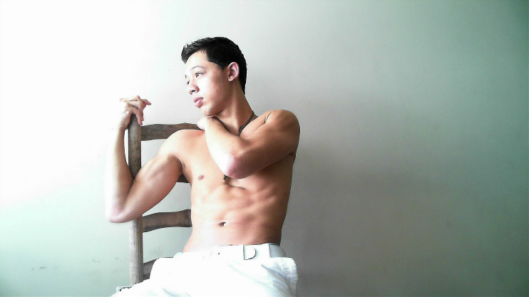 Male model photo shoot of Mike Tran in My house