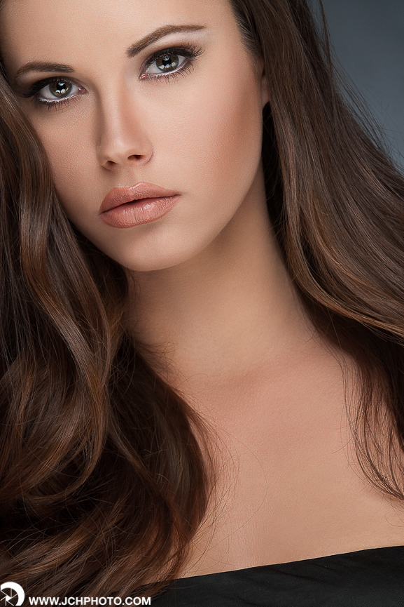 Female model photo shoot of Megan Farquhar by James C Hughes Photo, makeup by Jessica Vaugn Makeup