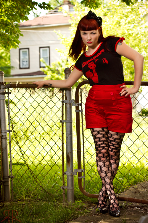 Female model photo shoot of Alice Fiend by RedrumCollaboration in Columbus, OH.