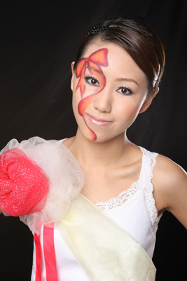 Female model photo shoot of Sara Wong Make-up
