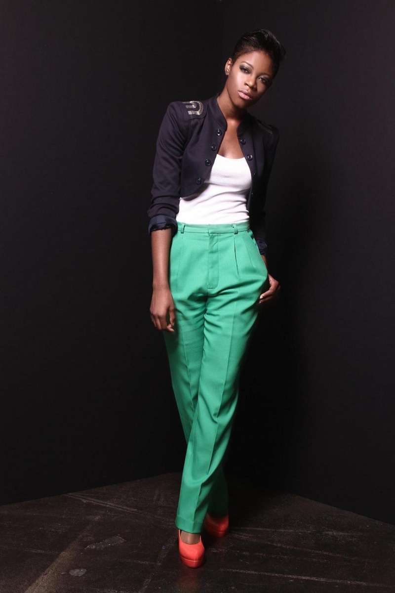 Female model photo shoot of Michelle Chisara Okoro in Downtown Dallas, tx
