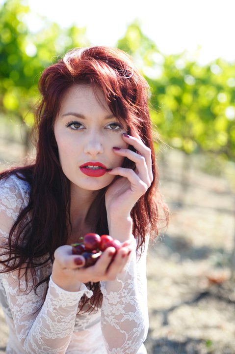 Female model photo shoot of Kassie Thiel in Laetitia Winery, Arroyo Grande