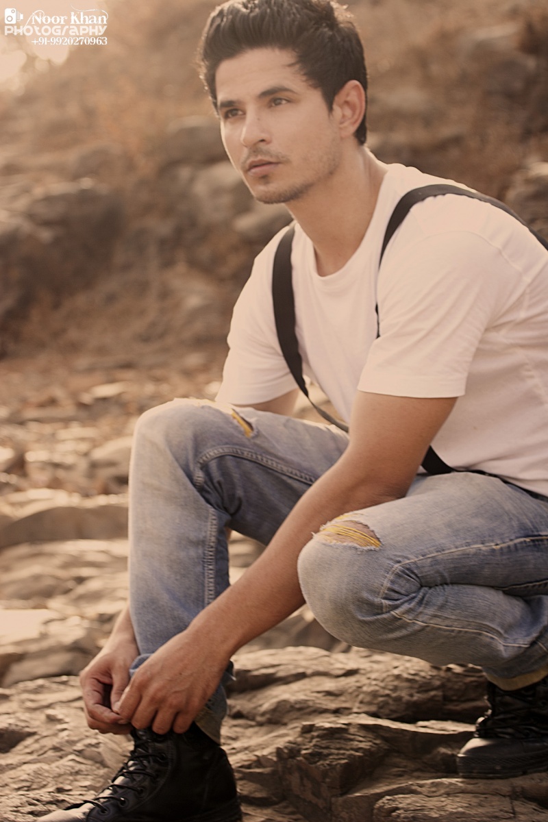 Male model photo shoot of Kabeer Khan in Mumbai, India.