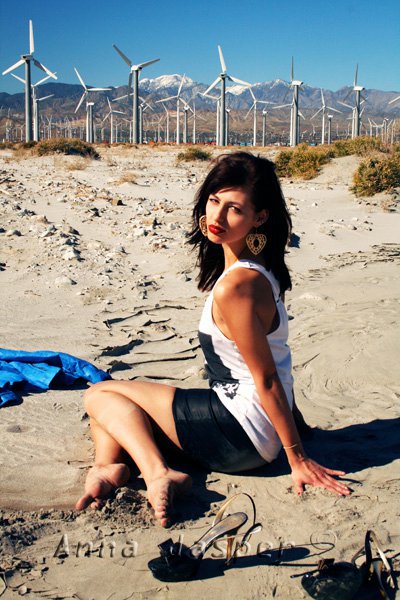 Female model photo shoot of Kalee Frederick in Palm Springs CA