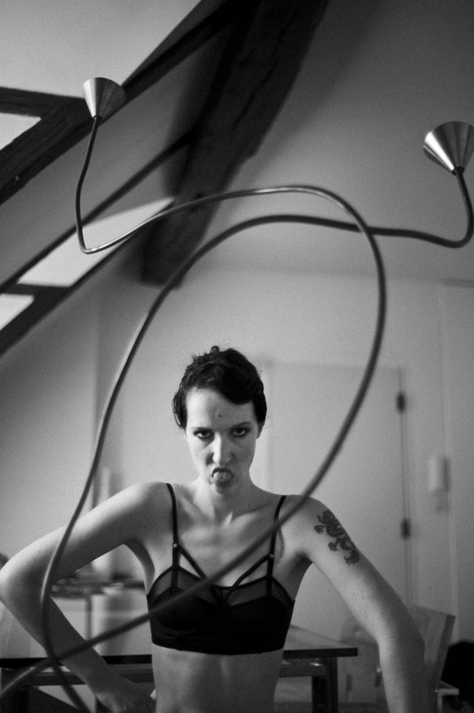 Female model photo shoot of Laetitia-insousciance in Paris
