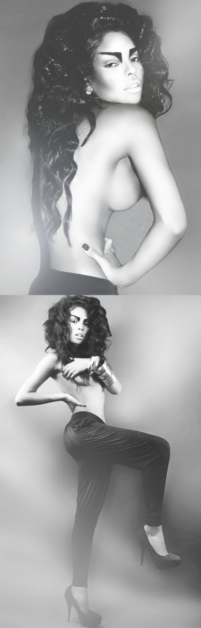 Female model photo shoot of  Bina Studios