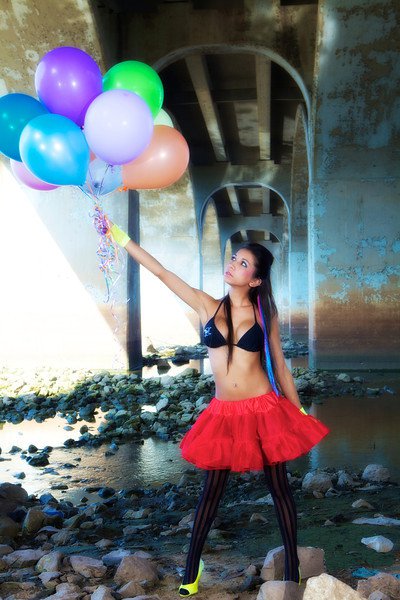Female model photo shoot of Lindsay Alvarado by Ronzphoto 