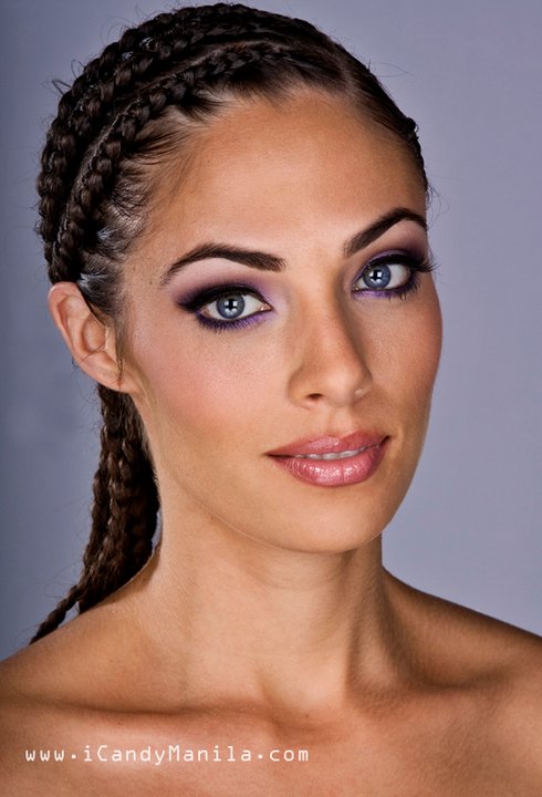 Female model photo shoot of pearl cabalan by Allan Muhlach Photo, makeup by pearl cabalan