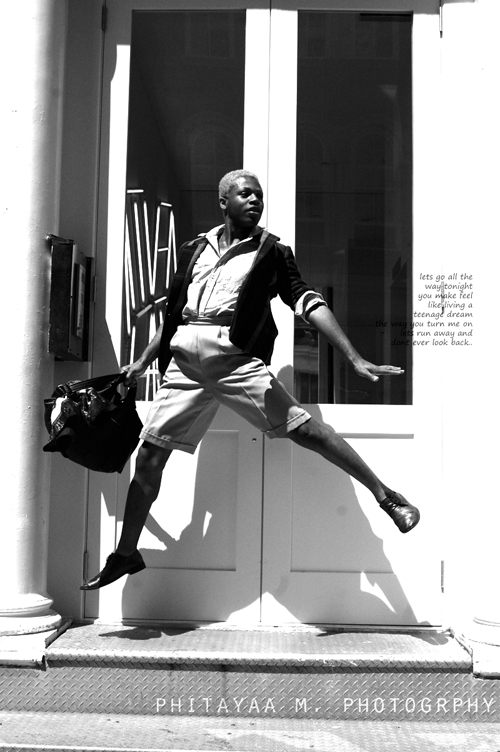 Male model photo shoot of Omari Francis in New York, New york/ SoHo