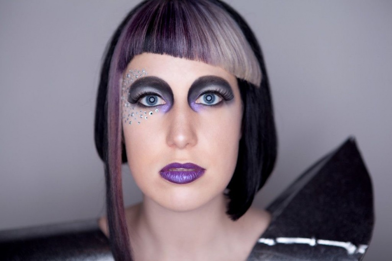 Female model photo shoot of Alisha Basham by Bob Williams in Eugene Oregon, makeup by Whitney Griffin