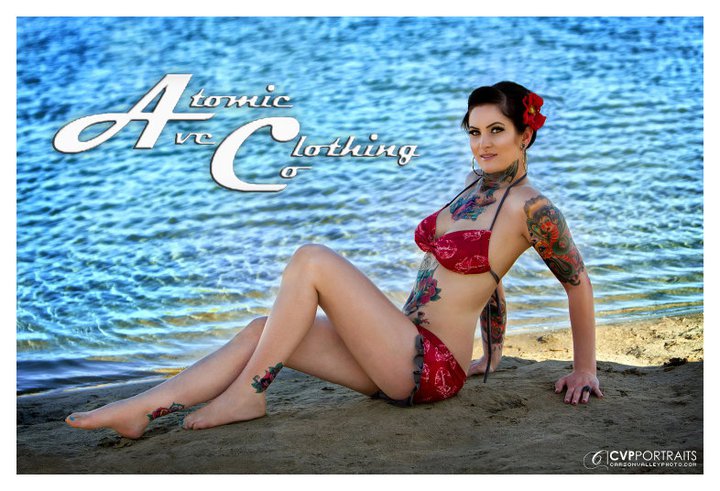 Female model photo shoot of Atomic Ave Clothing Co and Bella Evelle by CVP Studios in Sparks Marina