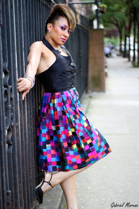 Female model photo shoot of LADI CHIC in NYC