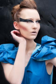 Female model photo shoot of Jasmina Make-Up Artist in London