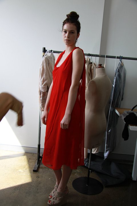 Female model photo shoot of Rebecca gow in Whitehouse institute of Design