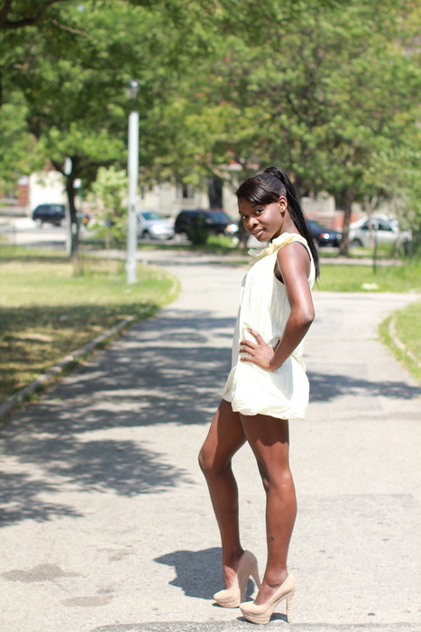 Female model photo shoot of TEE BROWN in Bronx, NY