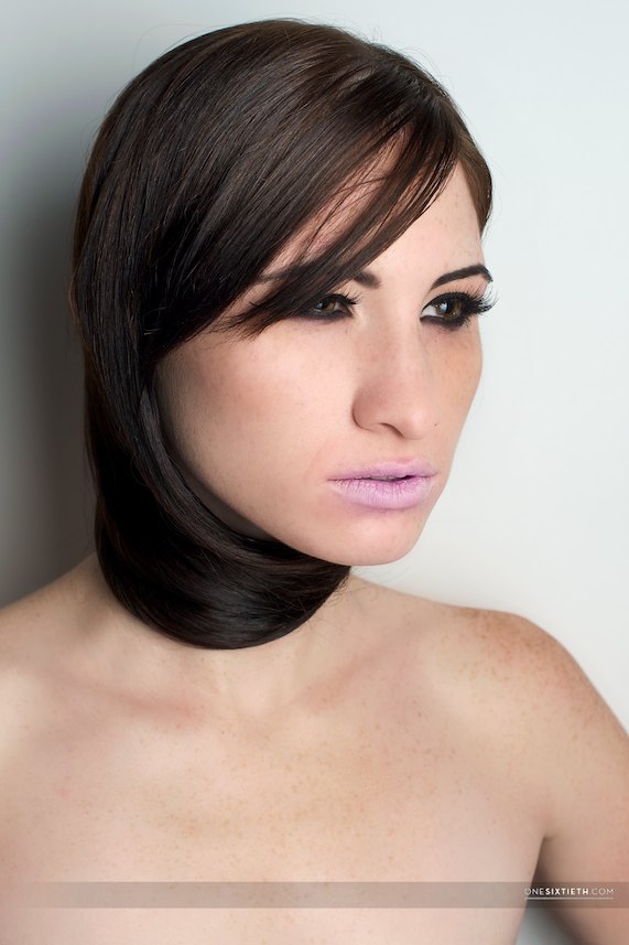 Female model photo shoot of Sara Barrera by onesixtieth in Chicago Illinois, makeup by Dori Mae