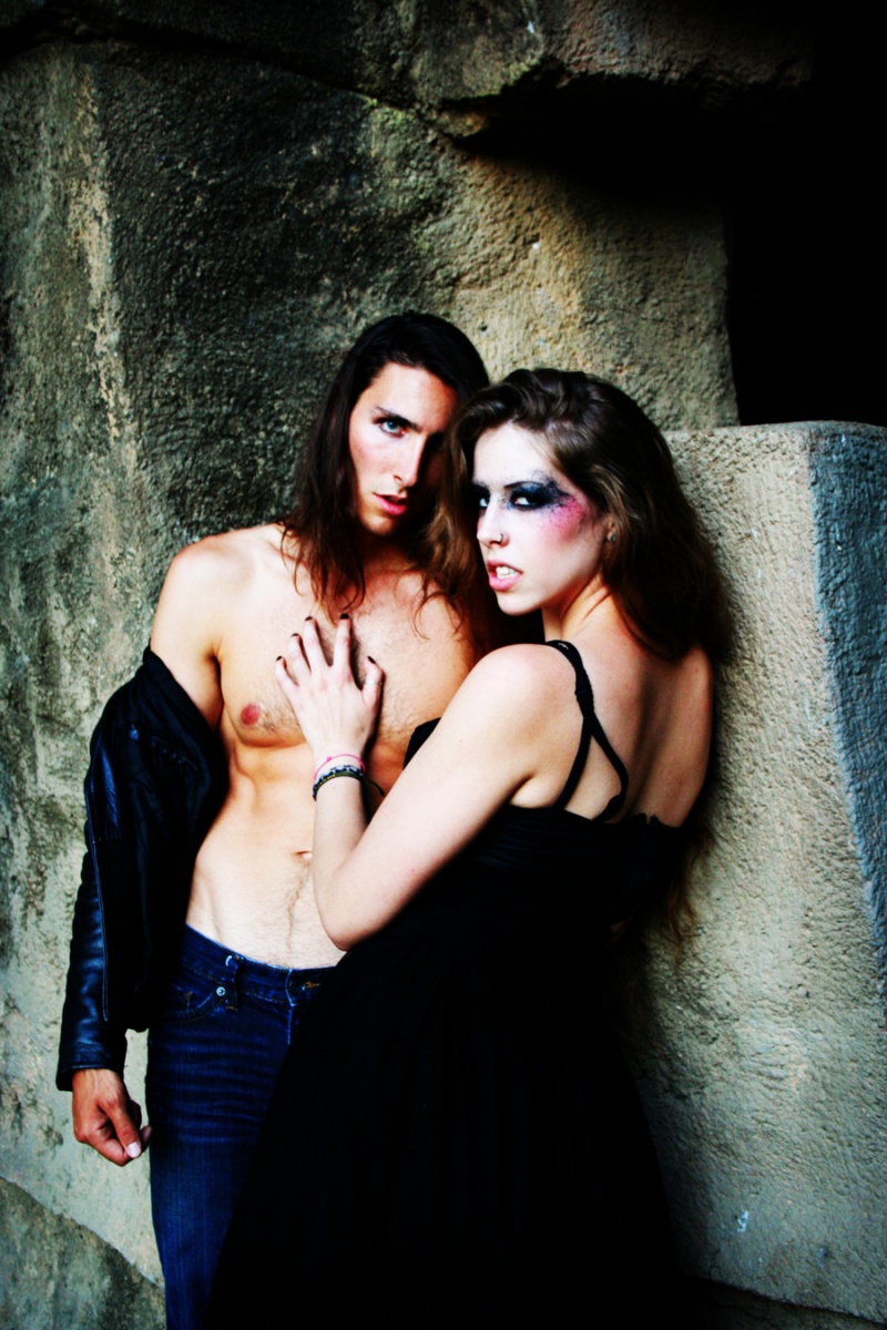 Female and Male model photo shoot of Alex Lind, ShelbyPaige and Jason Gentile