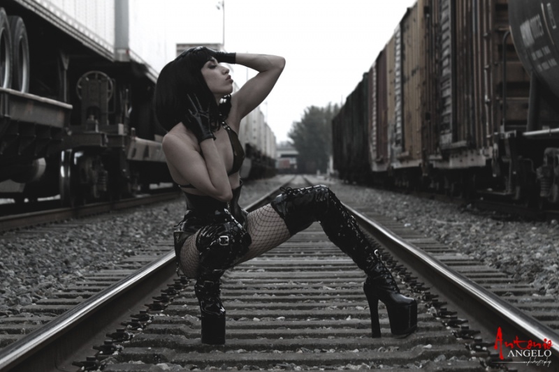 Female model photo shoot of Val Vampyre by Antonio-Angelo