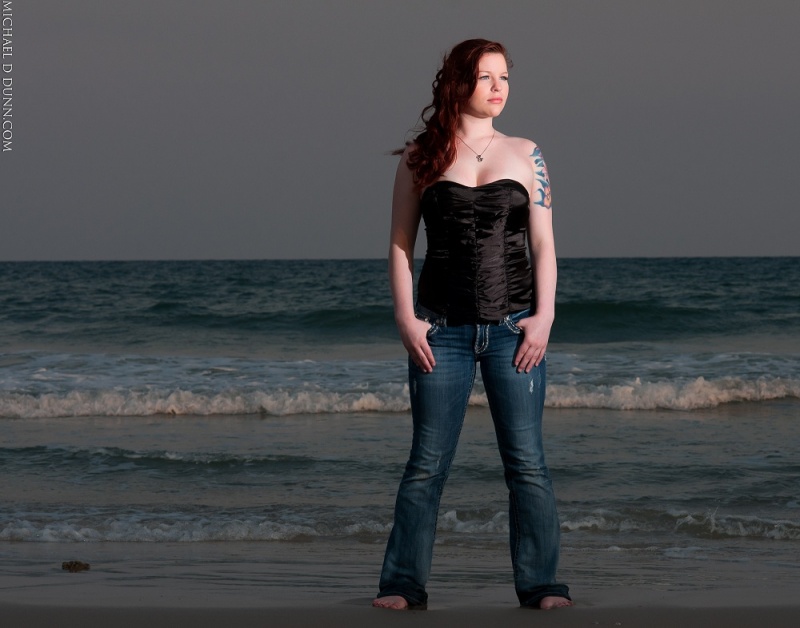 Female model photo shoot of Helen Athey in Topsail ,NC