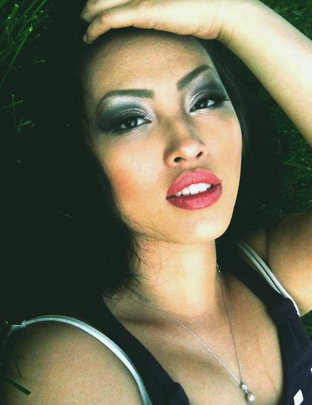 Female model photo shoot of Pa Nhia Moua MUA HAIR