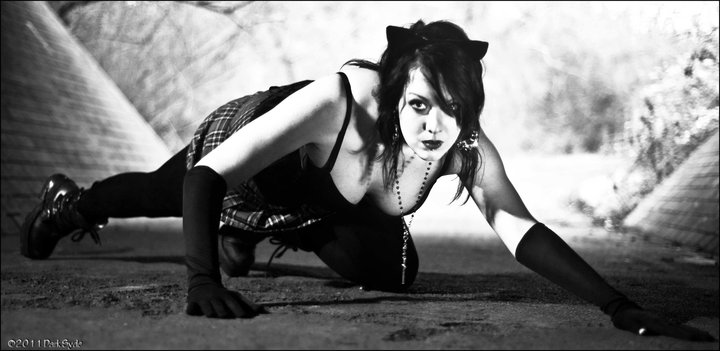 Female model photo shoot of Kitty the Boo by DARK SYDE in Redditch