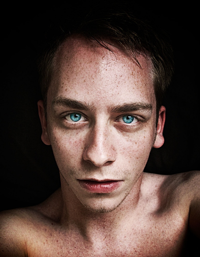 Male model photo shoot of Blue Eyed Boy by Mike Monaghan Photo