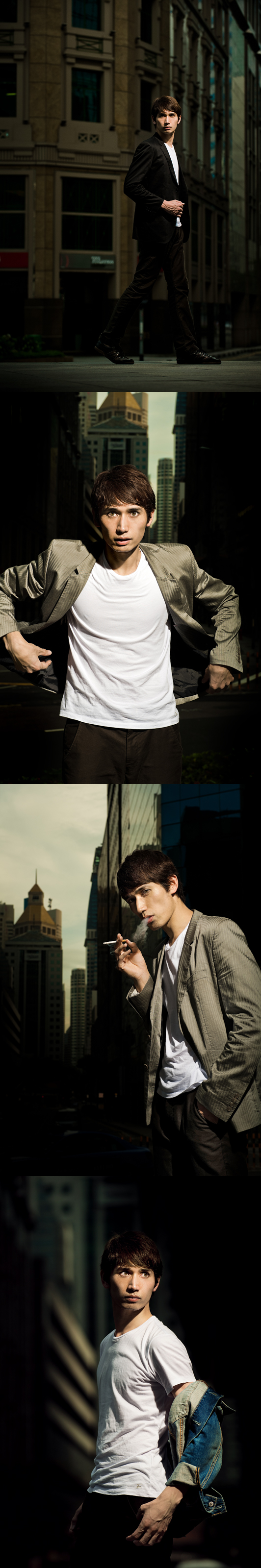 Male model photo shoot of Damian Tan in Singapore