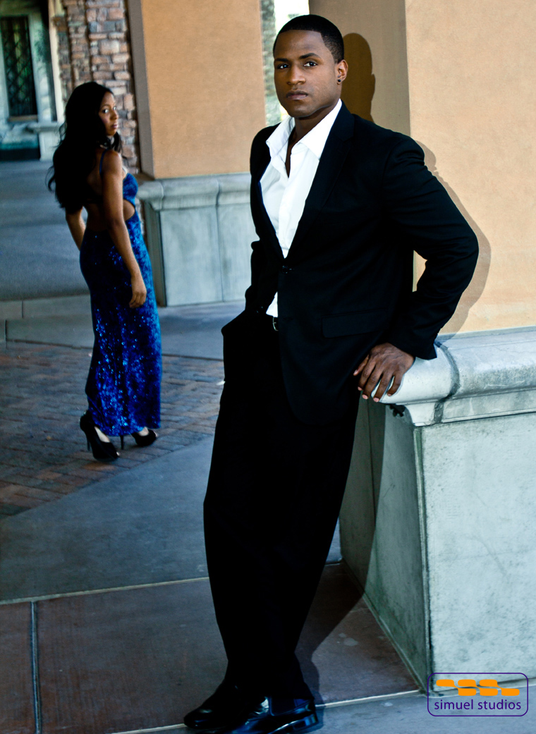 Male and Female model photo shoot of Simuel Studios and Miss Moneeque in Chandler, AZ, makeup by MonicatheMakeupArtist