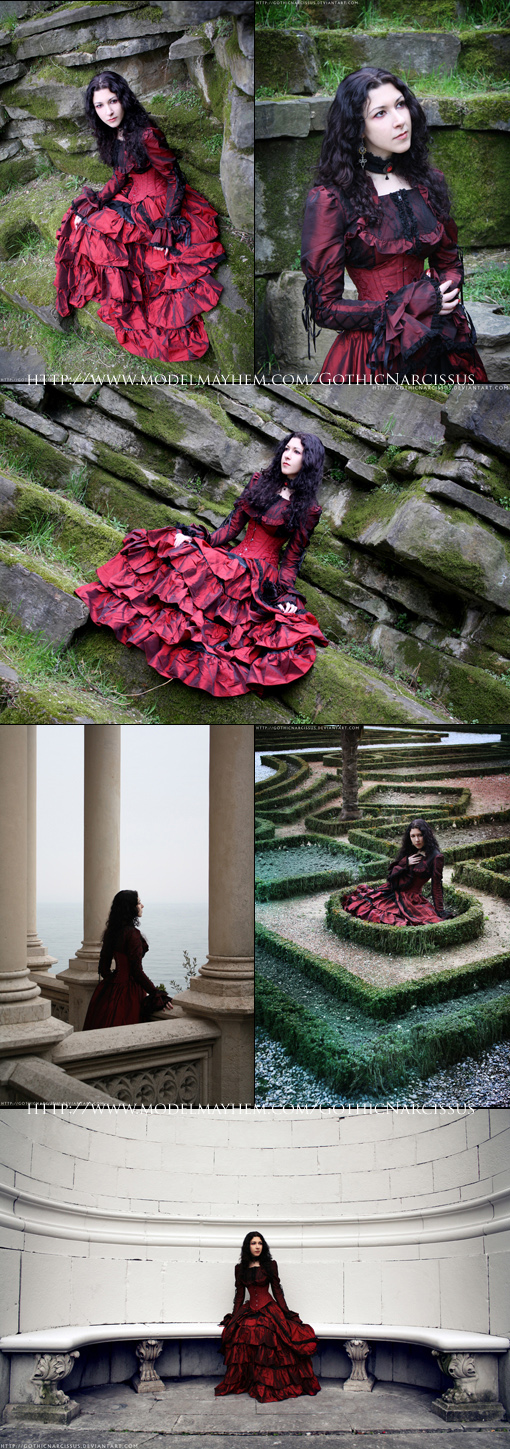 Male and Female model photo shoot of GothicNarcissus and Daelithia in Trieste, Italy