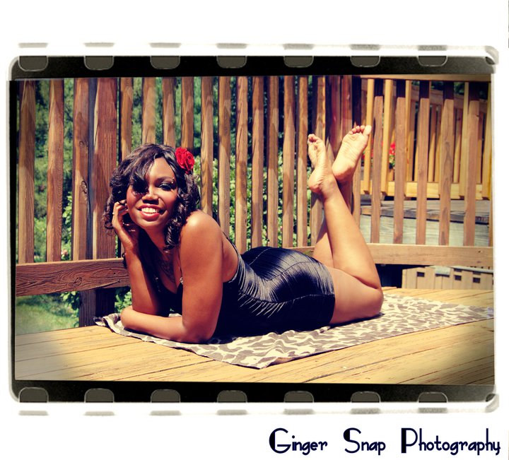 Female model photo shoot of Ginger Snap Photography and Miss  Melody