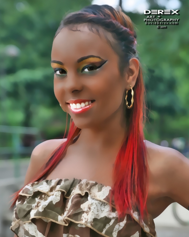 Female model photo shoot of DiDi Delgado by DEREX Art, makeup by DiDi Delgado