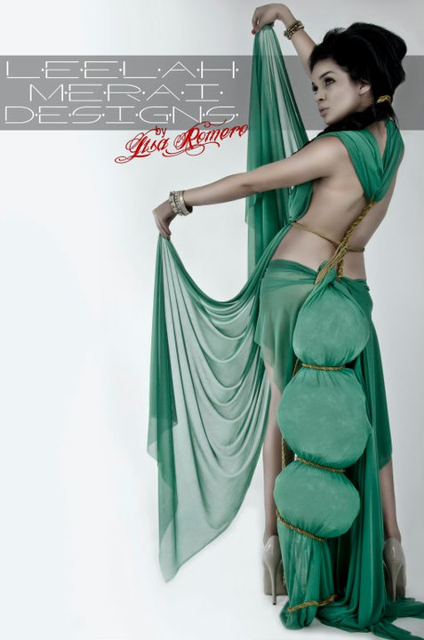 Female model photo shoot of Leelah Merai Designs