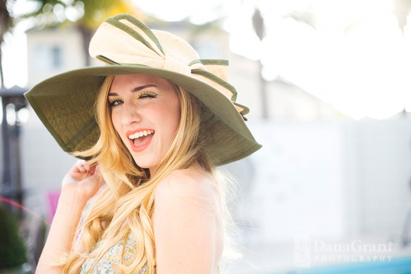 Female model photo shoot of DANA GRANT in Newport Beach, Ca, makeup by SN Makeup, clothing designed by Rey Swimwear