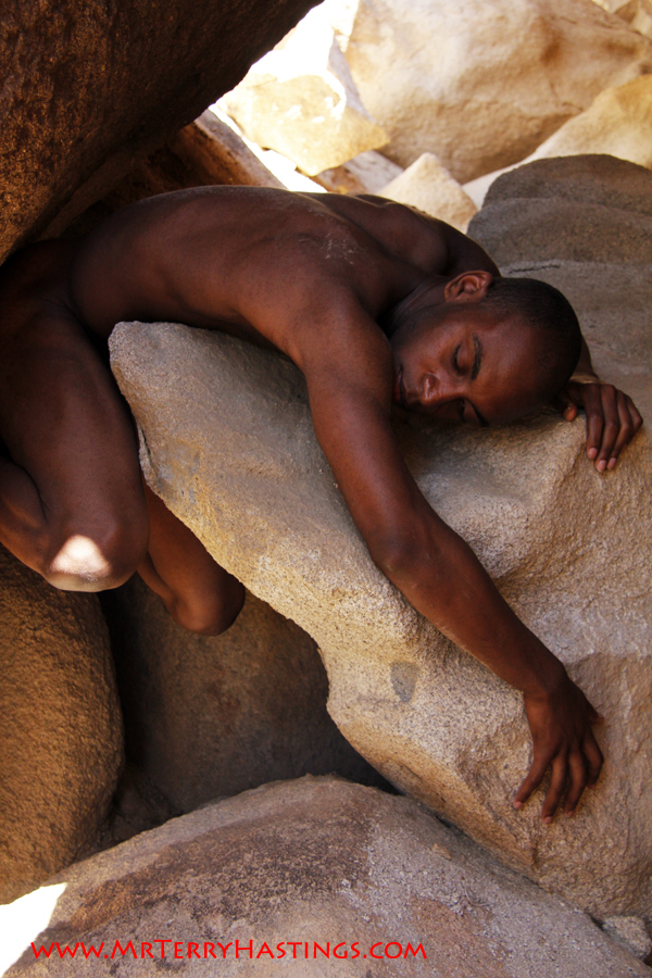 Male model photo shoot of Sammie Jay by Mr Terry Hastings in Joshua Tree National Park