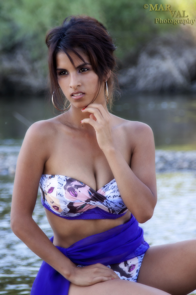 Female model photo shoot of NESDY in river