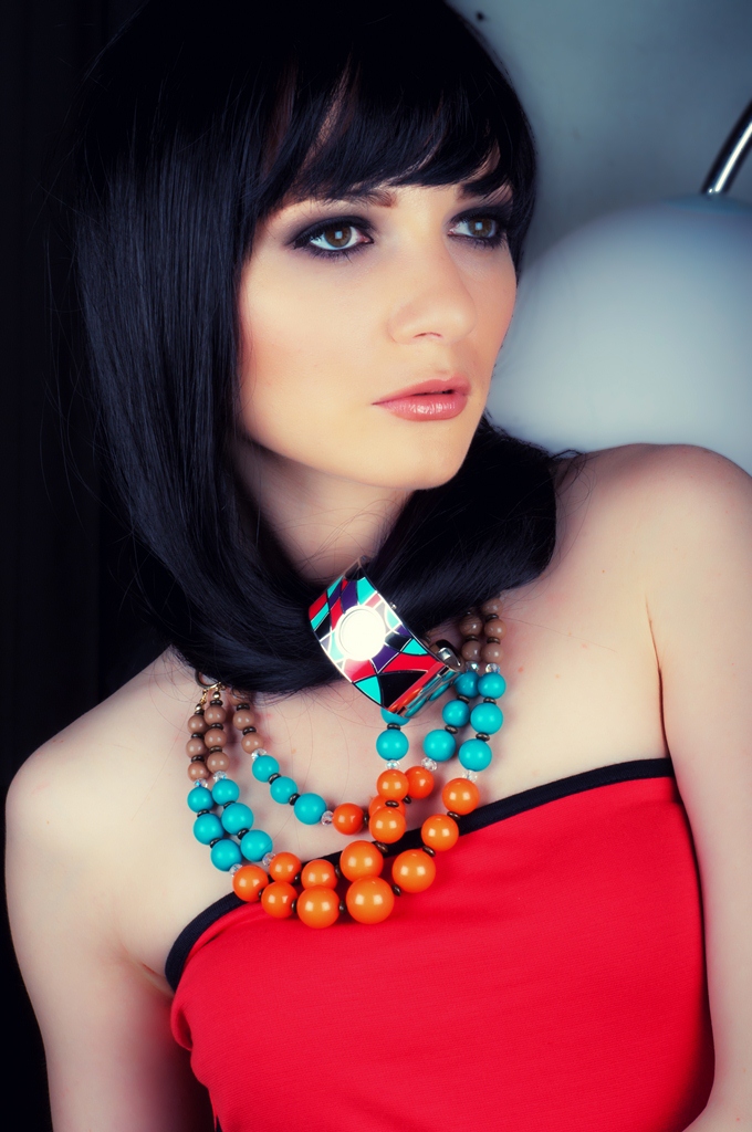 Female model photo shoot of Anna_B by william bichara, makeup by Tanya Gorzey