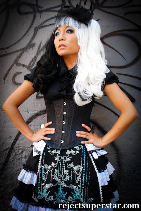 Female model photo shoot of Reject Superstar by Harajuku Marshmallow in San Francisco