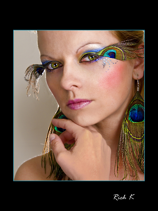 Female model photo shoot of Krystal K028 by RichK in St Cloud Studio, makeup by Deezigns