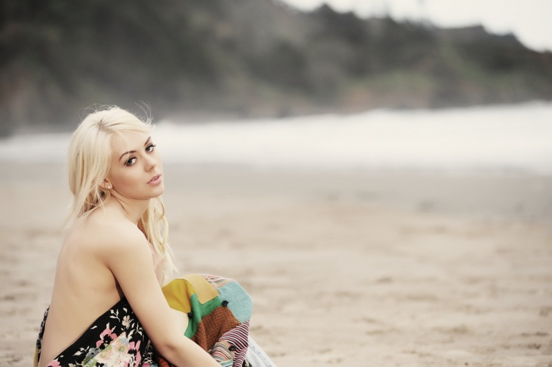 Female model photo shoot of vanessa lynnne in Cannon Beach, OR
