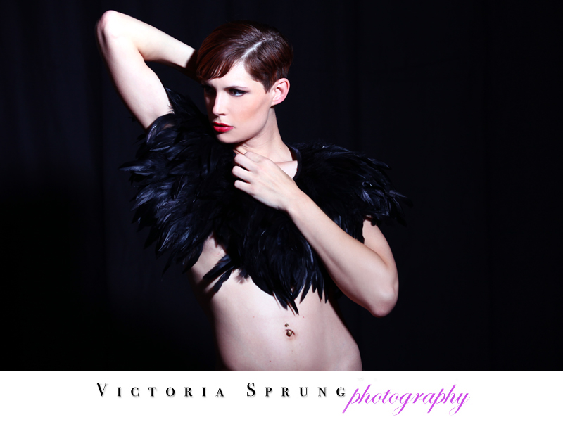 Female model photo shoot of Victoria Sprung and Nina Cardella, makeup by Melissa Messer