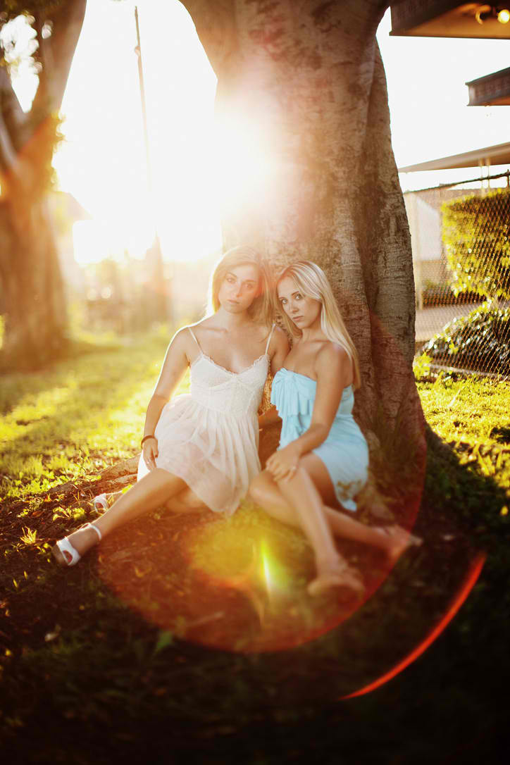 Female model photo shoot of Hannah deBois and Amanda  Levine by The Willinghams in Camarillo