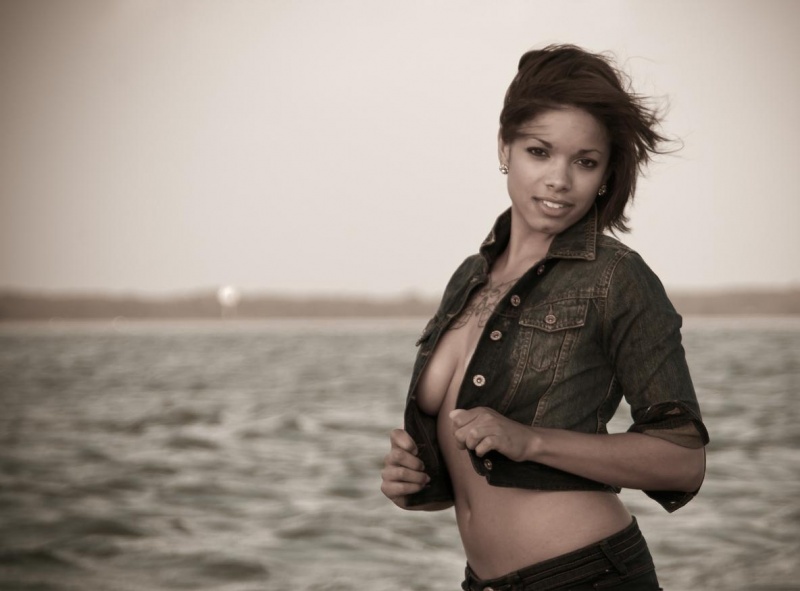 Female model photo shoot of Sixx by Gregg Walters in Fort Desoto