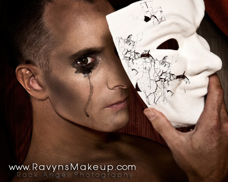 Female model photo shoot of Ravyns Makeup by Rock Angel Photography
